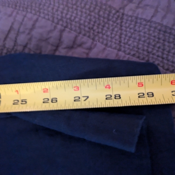 Boden Navy Blue Wide-Leg Pants 14 - Picture 8 of 11